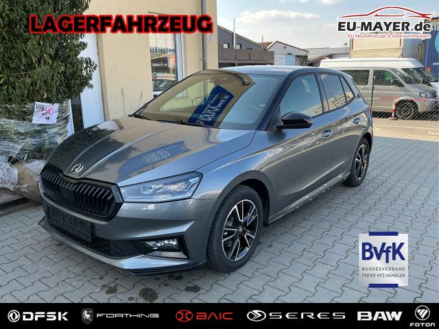 Skoda Fabia - Monte Carlo 5J. Garantie Beheizbare WS Dppelter Kofferraumboden Klimaauto 16 Zoll LM Bi-LED Kamera Kessy