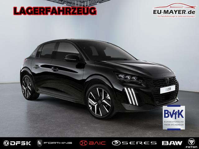 Peugeot e-208 - 54kWh 156PS/115kW GT Pack 2026, 421km WLTP | +17" ALU +Glasdach +RFK +Adaptiver Tempomat +P.Sensor V+H +EL. Fahrersitz +Massage +Apple CarPlay +W&auml;rmepumpe
