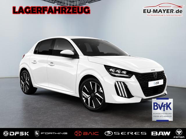 Peugeot e-208 - 54kWh 156PS/115kW GT Pack 2026, 421km WLTP | +17" ALU +Glasdach +RFK +Adaptiver Tempomat +P.Sensor V+H +EL. Fahrersitz +Massage +Apple CarPlay +W&auml;rmepumpe
