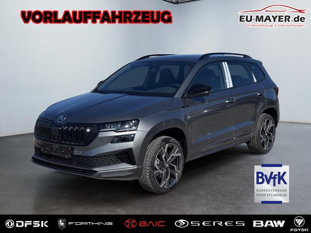 Skoda Karoq - Sportline 1,5 TSI DSG 2ZKlimaautomatik Canton Anh&auml;ngerkupplung Totewinkel Assistent 2 x Einparkhilfe Kamera 19 Zoll Felgen adaptiver Tempomat 5J Garantie