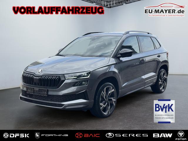 Skoda Karoq - Sportline 1,5 TSI DSG 2ZKlimaautomatik Canton Anh&auml;ngerkupplung Totewinkel Assistent 2 x Einparkhilfe Kamera 19 Zoll Felgen adaptiver Tempomat 5J Garantie