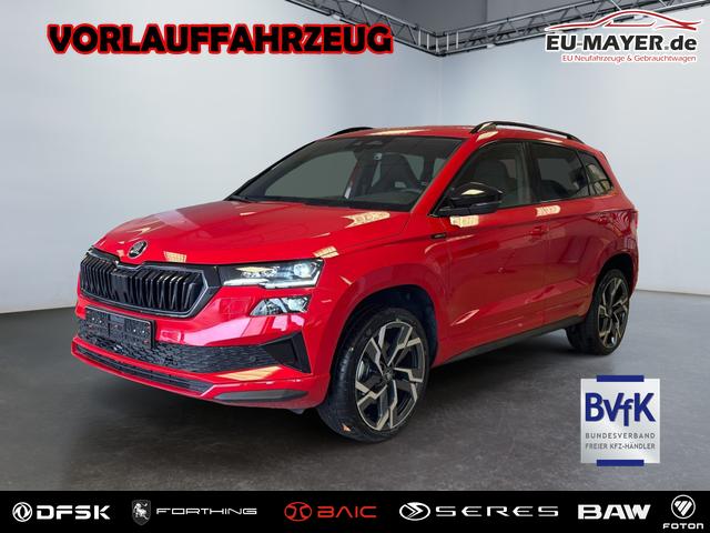Skoda Karoq - Sportline 1,5 TSI DSG 2ZKlimaautomatik Canton Anh&auml;ngerkupplung Totewinkel Assistent 2 x Einparkhilfe Kamera 19 Zoll Felgen adaptiver Tempomat 5J Garantie