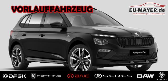 Skoda Kamiq - Monte Carlo 1.5 TSI 150PS DSG, 5J GARANTIE, 18"ALU, METALLIC, ELE. HECKKLAPPE, ANH&Auml;NGERKUPPLUNG, BEH. FRONTSCHEIBE, MATRIX-LED, PANORAMADACH, Sitzheizung, Lenkradhzg, Ladeboden, ACC, SIDE Assist, Virtual Cockpit 10", Parksensoren, Kamera, KESSY, Privacy, Climatronic