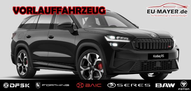 Skoda Kodiaq - RS 2.0 TSI 265PS 4x4 DSG, 5J GARANTIE, PANORMADACH, HEAD-UP-DISPLAY, 20"Alu, ANH&Auml;NGERKUPPLUNG, NAVI, DCC PLUS, CANTON SOUND, BEH. FRONTSCHEIBE, MATRIX-LED, KESSY, Alarm, ELEK. HECKKLAPPE, SHZ v/h, Privacy-Glas, ACC, PDC R&uuml;ckfahrkamera, 3Z-Climatronic
