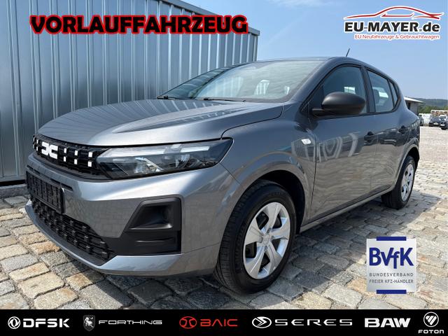 Dacia Sandero - Essential 1,0 100 TCe 74 kW/100 PS-6 Gang-MJ 2026-15&ldquo; Stahlfelgen-Garantie-PDC hinten-Lane Assist-LED-Tempomat-Klimaanlage-DAB-Bluetooth