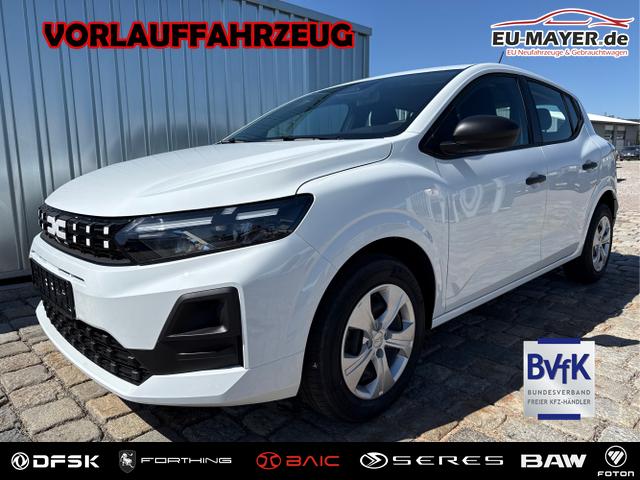 Dacia Sandero - Essential 1,0 100 TCe 74 kW/100 PS-6 Gang-MJ 2026-15&ldquo; Stahlfelgen-Garantie-PDC hinten-Lane Assist-LED-Tempomat-Klimaanlage-DAB-Bluetooth