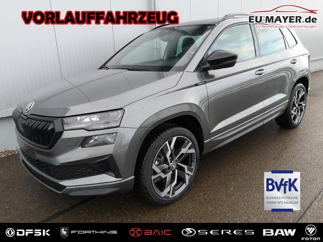 Skoda Karoq - Sportline 2.0TDI DSG 4x4 AHK Matrix Pano Sound Leder 19 Zoll