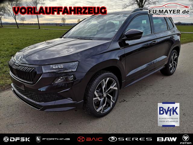 Skoda Karoq - Sportline 2.0TDI DSG 4x4 AHK Matrix Leder 19 Zoll