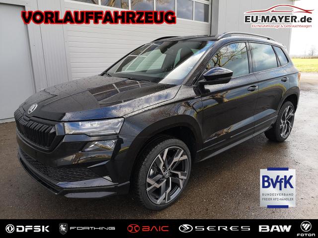 Skoda Karoq - Sportline 2.0TDI DSG 4x4 AHK Matrix Pano Sound Leder 19 Zoll