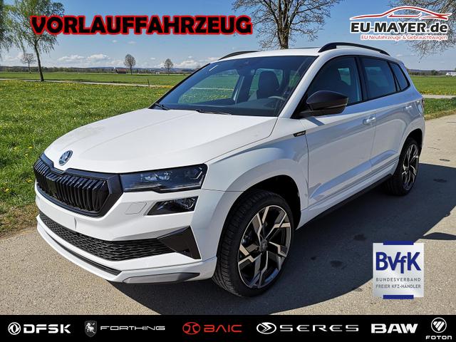 Skoda Karoq - Sportline 2.0TDI DSG 4x4 AHK Matrix Leder 19 Zoll