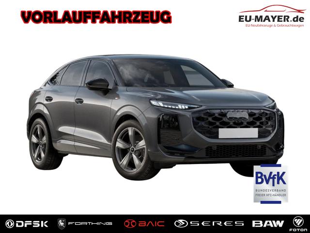 Audi Q3 - Sportback NEU TDI quattro S line Tech+AHK+Alu19+LEDplus+KlimaPlus+ExtSchwarz