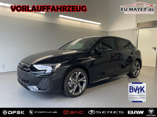 Audi A3 Sportback - S line TFSI quattro GV3+AHK+Alu18+Navi+Cam+eHeck+Sound+ACC+OptikSchwarz