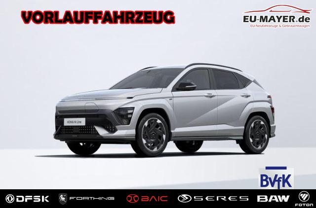 Hyundai KONA Elektro - N-Line 64,8 kWh / Bose ACC PDC V&H + Kamera Keyless Sitz Lenkradheiz. LED Alu 19"