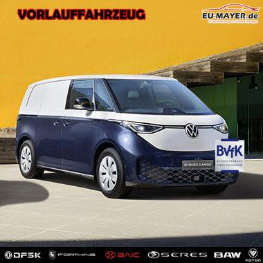 Volkswagen ID. BUZZ - ID Cargo Pro Voll Elektrisch 210 kW (286 PS) Automatik, Metallfarbe Silber, Heckfl&uuml;gelt&uuml;ren, Ladekabel Mode 2 und 3, 5 Jhare Werksgarantie oder 100.000 km