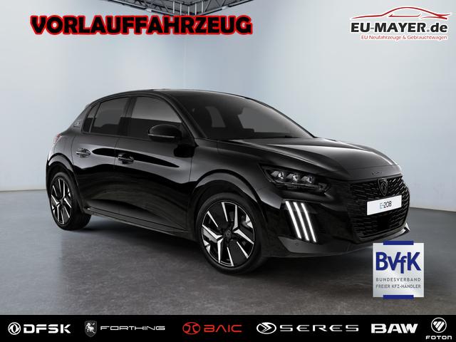 Peugeot e-208 - 54kWh 156PS/115kW GT Pack 2026, 421km WLTP | +17" ALU +Glasdach +RFK +Adaptiver Tempomat +P.Sensor V+H +EL. Fahrersitz +Massage +Apple CarPlay +W&auml;rmepumpe