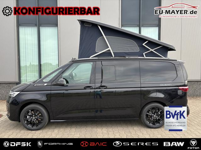 Volkswagen T7 California - Beach 2.0 TDI 150PS DSG (AUTOMATIK), Aufstelldach, Parksensoren vorne/hinten, R&uuml;ckfahrkamera, Klimaanlage Climatic, M-Lederlenkrad, ACC Tempomat, Digital Cockpit Pro, Schiebet&uuml;re links/rechts mit Zuziehhilfe