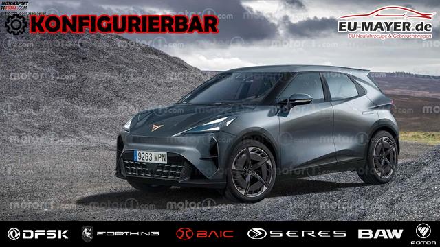 Cupra Raval - Endurance 155 kW (211 PS) Klimaautomatik, dunkel eingef. Scheiben, Alur&auml;der 18 Zoll, Media System 12,9, Cupra-Full-Link, Full Assistenz Systems, LED, Dyn. Blinker, Dig. Cockpit, Sportsitze, Kessy Full, Licht & Sicht , R&uuml;ckkamera, PDC V+h,