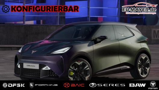 Cupra Raval - Endurance Vollelektrisch 166 kW (226 PS) Sportschalensitze in ECO-Leder, Winterpaket, Light & Sound Sennheiser, LED MATRIX, AHK, Paket Rebel, Felgen gegen Mehrpreis,