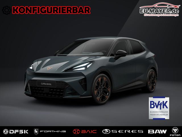 Cupra Raval - Endurance Vollelektrisch 155 kW(211 PS) Drive Paket: Park Assist Intelligente mit Remote, LED+ dynamische Bl Sportsitze, Leichtmetallfel&ouml;gen 18, Area View 360&deg; Kanmera, Travel Assist, Anh&auml;ngerkupplung, Winterpaket, Klimaautomatik, Felgen gegen Mehrpreis