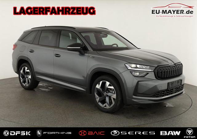 Skoda Kodiaq - 2.0 TSI 150 kW 4x4 Sportline DSG Sportline, Pano, AHK, Navi, Matrix, Canton, Side, FS-beheizbar, el. Klappe, Kamera, 19-Zoll, 5 J.-Garantie