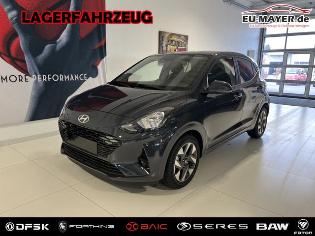 Hyundai i10 - GO+ 1.2 MT 58 kW (79 PS) Klimaautomatik, Navigationssystem, Apple CarPlay & Android Auto, Sitzheizung, Lenkradheizung, Einparkhilfe hinten, R&uuml;ckfahrkamera, Privacy Glass, 15" Leichtmetallfelgen, uvm.