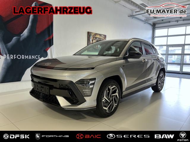 Hyundai KONA - N Line 1.0 T-GDI 2WD 88 kW (120 PS) Lenkradheizung, Sitzheizung, 2-Zonen-Klimaautomatik, 360&deg; &Uuml;bersichtskamera, Geschwindigkeitslimitassitent, Navigationssystem, DAB, Apple CarPlay, Android Auto, 18 Zoll Leichtmetallfelgen, uvm.