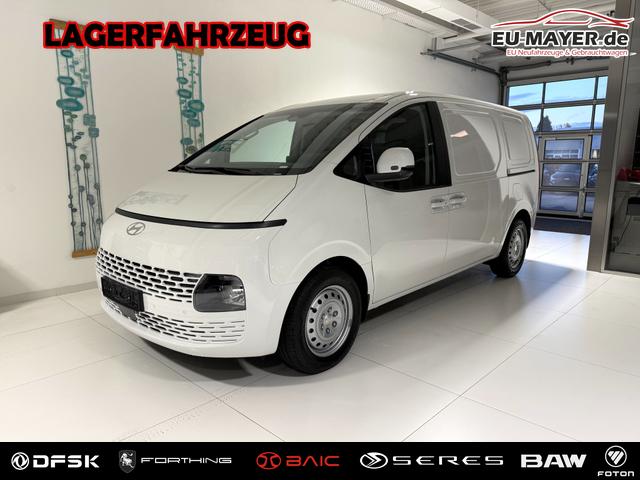 Hyundai Staria - Kastenwagen 1.6 T-GDi HEV 165 kW (224 PS) Sitz-Paket, Lenkradheizung, Sitzheizung, Klimaautomatik, DAB, Navigationssystem, Android Auto, Apple CarPlay, Einparkhilfe vorne und hinten, R&uuml;ckfahrkamera, 17 Zoll Stahlfelgen, Reserverad, uvm.