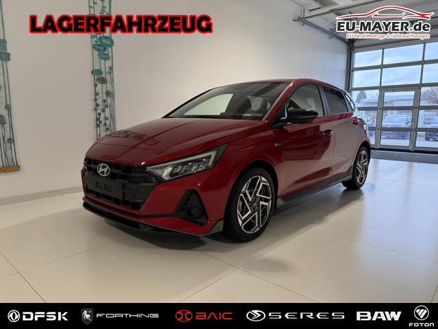Hyundai i20 - N Line 1.0 T-GDI DCT 73 kW (100 PS) Lenkradheizung, Sitzheizung, Klimaautomatik, DAB, Android Auto, Apple CarPlay, Navigationssystem, Virtual Cockpit, Einparkhilfe vorne und hinten, R&uuml;ckfahrkamera, 17 Zoll Leichtmetallfelgen, uvm.