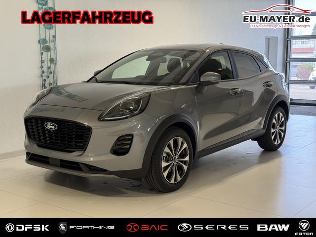 Ford Puma - Titanium 1.0 EcoBoost Hybrid 92 kW (125 PS) Lenkradheizung, Sitzheizung, DAB, Navigationssystem, Radio, Apple CarPlay, Android Auto, Einparkhilfe hinten, R&uuml;ckfahrkamera, Verkehrsschild-Erkennungssystem, 17"-LM-Felgen, uvm.