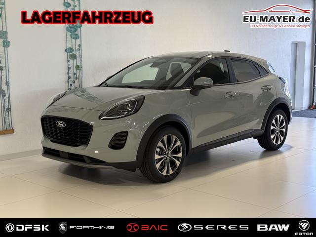 Ford Puma - Titanium 1.0 EcoBoost Hybrid 92 kW (125 PS) Lenkradheizung, Sitzheizung, DAB, Navigationssystem, Radio, Apple CarPlay, Android Auto, Einparkhilfe hinten, R&uuml;ckfahrkamera, Verkehrsschild-Erkennungssystem, 17"-LM-Felgen, uvm.