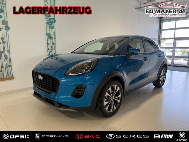Ford Puma - Titanium 1.0 EcoBoost Hybrid 92 kW (125 PS) Lenkradheizung, Sitzheizung, DAB, Navigationssystem, Radio, Apple CarPlay, Android Auto, Einparkhilfe hinten, R&uuml;ckfahrkamera, Verkehrsschild-Erkennungssystem, 17"-LM-Felgen, uvm.
