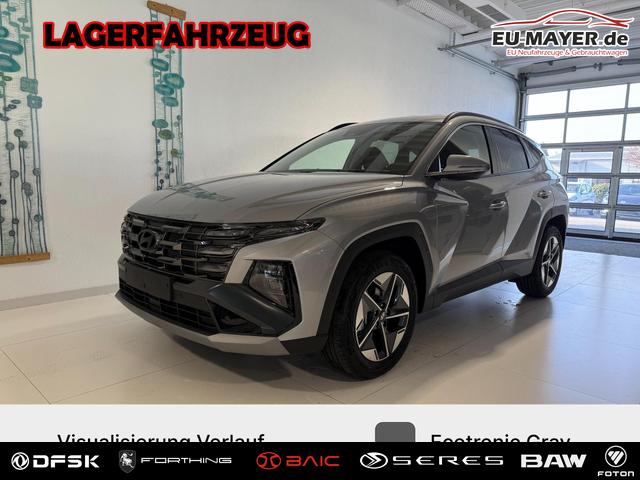 Hyundai TUCSON - GO 1.6 T-GDI 4WD DCT 132 kW (179 PS) 2-Zonen-Klimaautomatik, Sitzheizung, Lenkradheizung, Navigationssystem, DAB, Android Auto, Apple CarPlay, R&uuml;ckfahrkamera, Einparkhilfe vorne und hinten, 18 Zoll Leichtmetallfelgen, uvm.