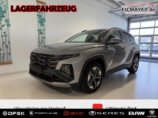 Hyundai TUCSON - GO 1.6 T-GDI 4WD DCT 132 kW (179 PS) 2-Zonen-Klimaautomatik, Sitzheizung, Lenkradheizung, Navigationssystem, DAB, Android Auto, Apple CarPlay, R&uuml;ckfahrkamera, Einparkhilfe vorne und hinten, 18 Zoll Leichtmetallfelgen, uvm.