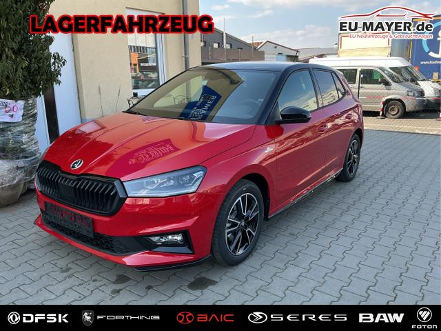 Skoda Fabia - Monte Carlo 5J. Garantie ACC Beheizbare WS Doppelter Kofferraumboden Klimaauto 16 Zoll LM Bi-LED Kamera Kessy