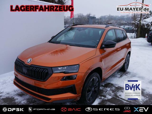 Lagerfahrzeug Skoda Karoq - Sportline 2.0 TSI 4x4 DSG DSG KESSY TEMPOMAT PDC-HINTEN SMARTLINK LED 