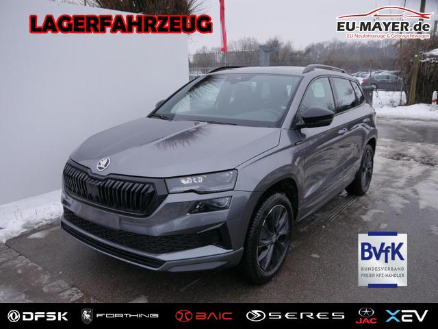 Lagerfahrzeug Skoda Karoq - Sportline 2.0 TSI 4x4 DSG DSG KESSY TEMPOMAT PDC-HINTEN SMARTLINK LED 
