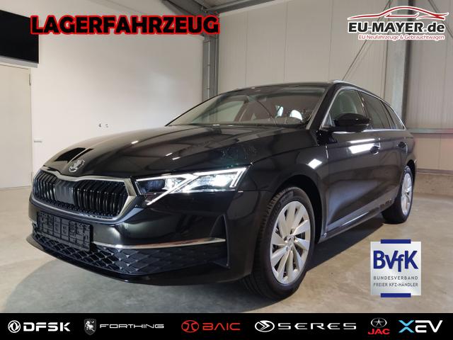 Lagerfahrzeug Skoda Octavia Combi - Exclusive 2.0 TDI 150 PS DSG Neues Modell Navi-AndroidAuto-AppleCarPlay-Teilleder-R&uuml;ckfahrkamera-ACC-DigitalCockpit-LED-Matrix-Ambientebeleuchtung-Keyless-el.Heckklappe-17''Alu-sofort
