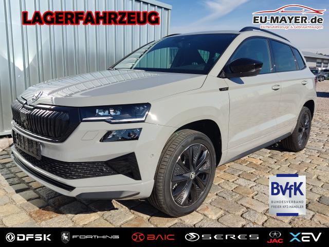 Lagerfahrzeug Skoda Karoq - Sportline 1,5 TSI 150 PS DSG Navi-4x Sitzheizung-Canton Sound-Anh&auml;ngerkupplung-LED-Matrix-AppleCarPlay-Android-Auto-ACC-Kessy-2-Zonen-Klimaautomatik-18''Alu-Sofort