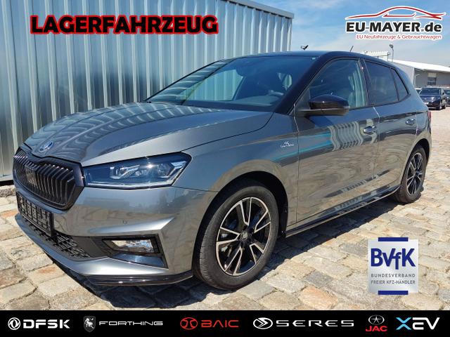 Lagerfahrzeug Skoda Fabia - Monte Carlo 1.0 TSI 116 PS 6 Gang-Smartlink-DAB-Bluetooth-Klimaautomatik-2xPDC-Kamera-SHZ-LED-Tempomat-16''Alu-Sofort