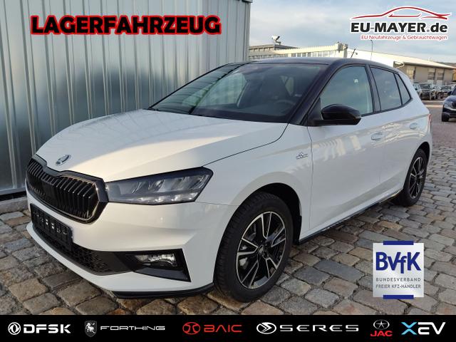 Lagerfahrzeug Skoda Fabia - Monte Carlo 1.0 TSI 116 PS DSG 4-Jahre-Garantie-ApplearPlay-AndroidAuto-LED-PDC-Sitzheizung-DAB-Klima-Schwarzes Dach-Sofort