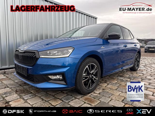 Lagerfahrzeug Skoda Fabia - Monte Carlo 1.0 TSI 116 PS 6 Gang-Smartlink-DAB-Bluetooth-Klimaautomatik-2xPDC-Kamera-SHZ-LED-Tempomat-16''Alu-Sofort