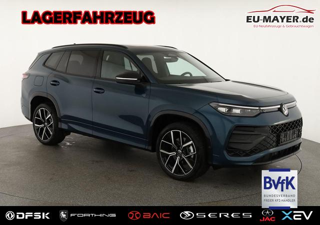 Lagerfahrzeug Volkswagen Tayron - 2.0 TDI 142 kW 4Motion R-Line DSG 4M Black, 7-Sitzer, 20-Zoll, AHK, Pano, sofort