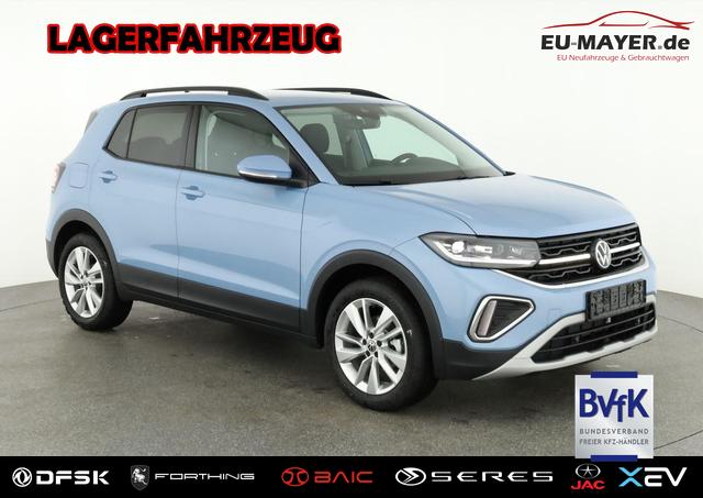 Lagerfahrzeug Volkswagen T-Cross - 1.0 TSI 85 kW Life DSG Life, IQ.Light, AHK, ACC, Kamera, 17-Zoll, Winterpaket