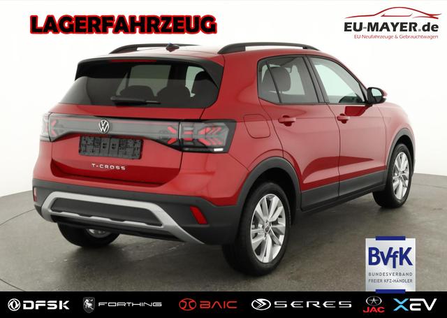 Lagerfahrzeug Volkswagen T-Cross - 1.0 TSI 85 kW Life DSG Life, IQ.Light, Kamera, ACC, Side, Winter, 17-Zoll