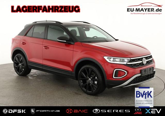 Lagerfahrzeug Volkswagen T-Roc - Style 1.5 TSI DSG Black Style, AHK, IQ.Light, 19-Zoll, easyOpen, Navi