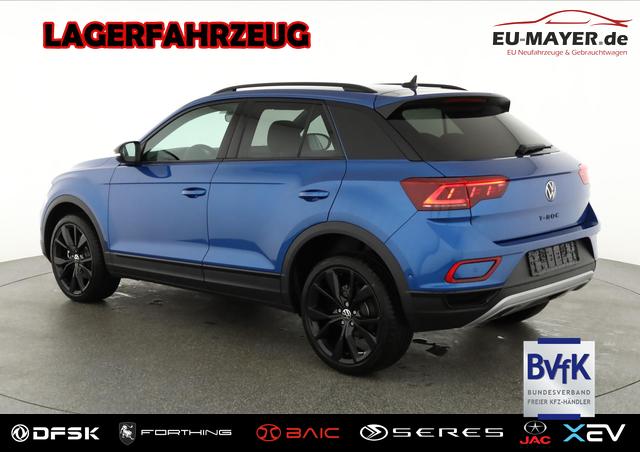 Lagerfahrzeug Volkswagen T-Roc - Style 1.5 TSI DSG Black Style, AHK, IQ.Light, 19-Zoll, easyOpen, Navi