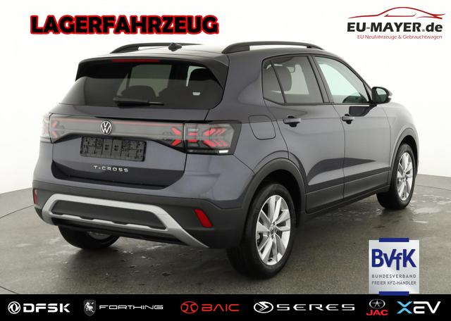 Lagerfahrzeug Volkswagen T-Cross - 1.0 TSI 85 kW Life DSG Life, AHK, IQ.Light, Kamera, ACC, Side, Winter, 17-Zoll