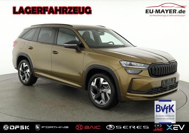 Lagerfahrzeug Skoda Kodiaq - 1.5 TSI mHEV 110 kW Sportline DSG Sportline, 7-Sitzer, AHK, Navi, Side, Kamera, Matrix, Winter