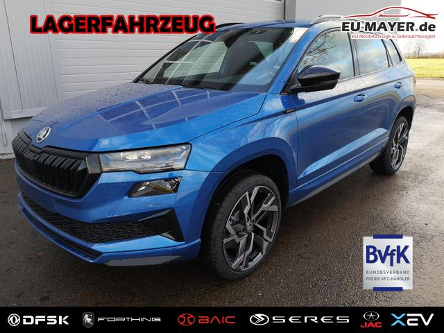 Lagerfahrzeug Skoda Karoq - Sportline 2.0TDI DSG 4x4 AHK Matrix Leder 19 Zoll