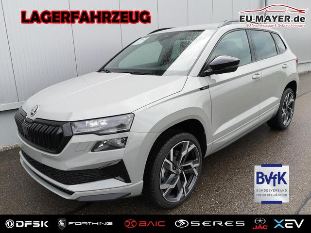 Lagerfahrzeug Skoda Karoq - Sportline 2.0TDI DSG 4x4 AHK Matrix Pano Sound Leder 19 Zoll